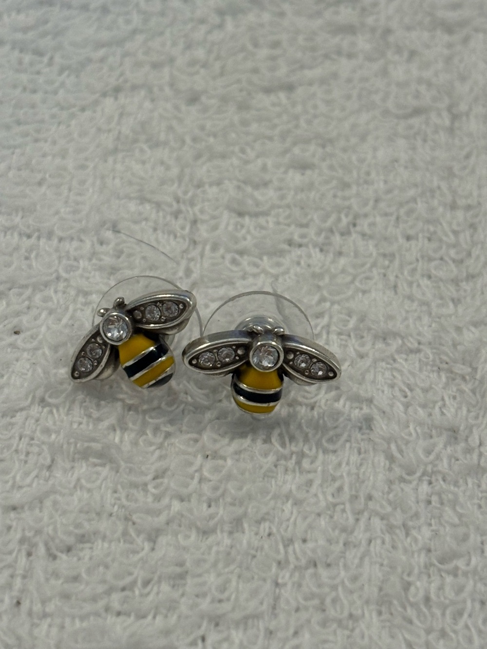 Brighton bee happy mini post earrings